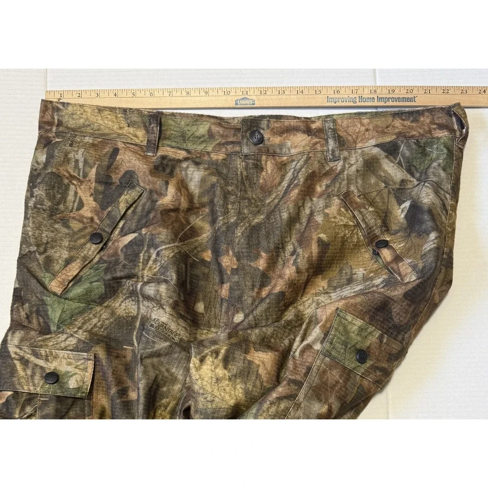 STEARNS MAD DOG GEAR -Men's Lined Advantage Camo Ripstop Hunting Pants- 2X-Large